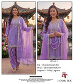 Hoor Tex 820 A To D Jimmy Choo Moti Worked Salwar Kameez