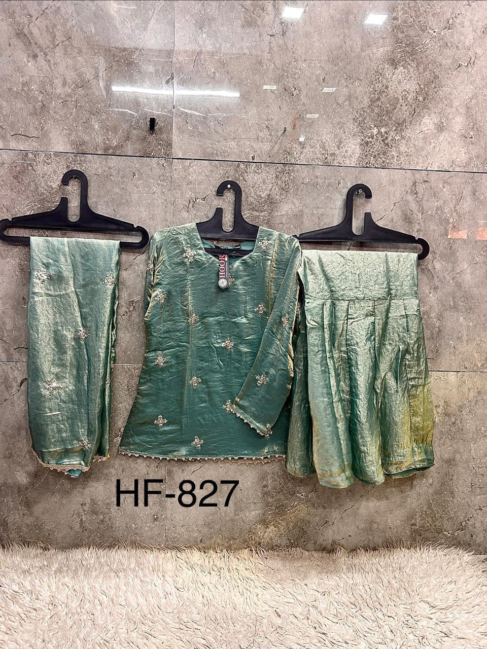 Hoor Tex 827 A To D Fandy Embroidered Salwar Kameez