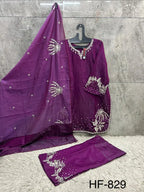 Hoor Tex 829 A To D Jimmy Choo Embroidered Salwar Kameez
