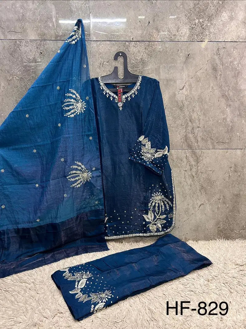 Hoor Tex 829 A To D Jimmy Choo Embroidered Salwar Kameez