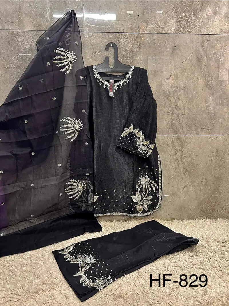 Hoor Tex 829 A To D Jimmy Choo Embroidered Salwar Kameez