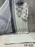 Hoor Tex 832 A To D Rayon Embroidered Salwar Kameez