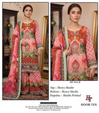 Hoor Tex 834 And 852 Muslin Digital Printed Salwar Kameez