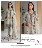 Hoor Tex 835 A To D Georgette Embroidered Salwar Kameez Collection