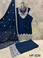 Hoor Tex 836 A To D Blooming Georgette Salwar Kameez Collection
