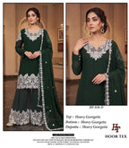 Hoor Tex 836 A To D Blooming Georgette Salwar Kameez Collection