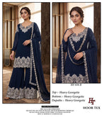 Hoor Tex 836 A To D Blooming Georgette Salwar Kameez Collection