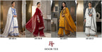 Hoor Tex 838 A To D Rayon Embroidered Salwar Kameez