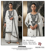Hoor Tex 838 A To D Rayon Embroidered Salwar Kameez