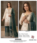 Hoor Tex 839 A To D Crunchy Embroidered Salwar Kameez