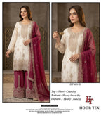 Hoor Tex 839 A To D Crunchy Embroidered Salwar Kameez