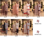 Hoor Tex 840 To 846 Malai Satin Printed Salwar Kameez