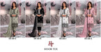 Hoor Tex 848 A To D Georgette Embroidered Salwar Kameez