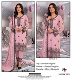 Hoor Tex 848 A To D Georgette Embroidered Salwar Kameez