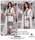 Hoor Tex 848 A To D Georgette Embroidered Salwar Kameez