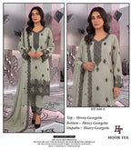 Hoor Tex 848 A To D Georgette Embroidered Salwar Kameez