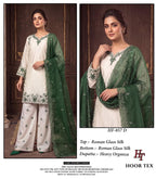 Hoor Tex 857 A To D Roman Glass Silk Embroidered Salwar Kameez