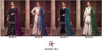Hoor Tex 857 A To D Roman Glass Silk Embroidered Salwar Kameez