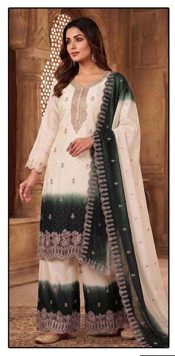 Hoor Tex 860 A To D Georgette Embroidered Salwar Kameez