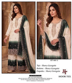 Hoor Tex 860 A To D Georgette Embroidered Salwar Kameez