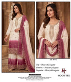 Hoor Tex 860 A To D Georgette Embroidered Salwar Kameez