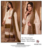 Hoor Tex 860 A To D Georgette Embroidered Salwar Kameez