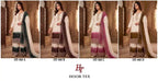 Hoor Tex 860 A To D Georgette Embroidered Salwar Kameez