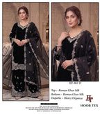 Hoor Tex 861 A To D Roman Silk Embroidered Salwar Kameez