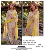 Hoor Tex 865 A To C Malai Satin Embroidered Salwar Kameez