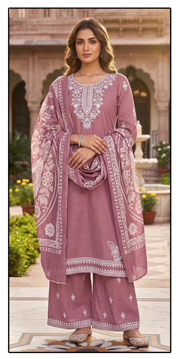 Hoor Tex 868 A To D Rayon Embroidered Salwar Kameez Collection