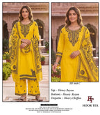 Hoor Tex 868 A To D Rayon Embroidered Salwar Kameez Collection