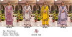 Hoor Tex 868 A To D Rayon Embroidered Salwar Kameez Collection