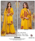 Hoor Tex 870 A To D Reyon Embroidered Salwar Kameez