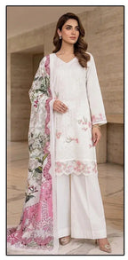 Hoor Tex 884 Cotton Printed And Embroidered Salwar Kameez