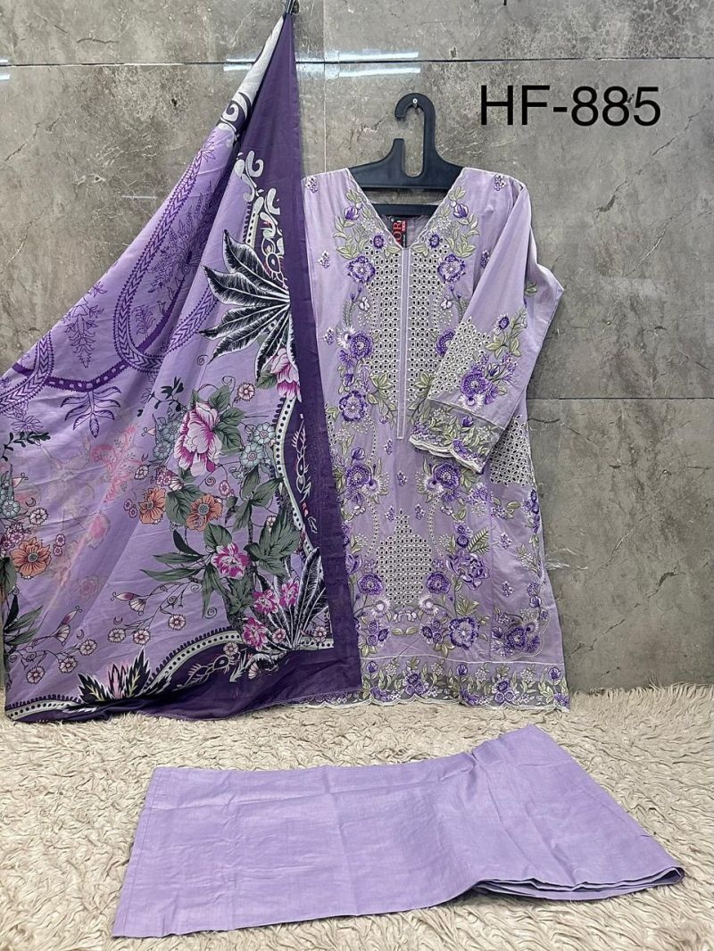 Hoor Tex 885 Cotton Embroidered Salwar Kameez
