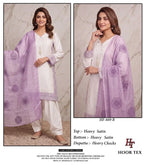 Hoor Tex 889 A To D Satin Embroidered Salwar Kameez Collection