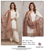 Hoor Tex 889 A To D Satin Embroidered Salwar Kameez Collection