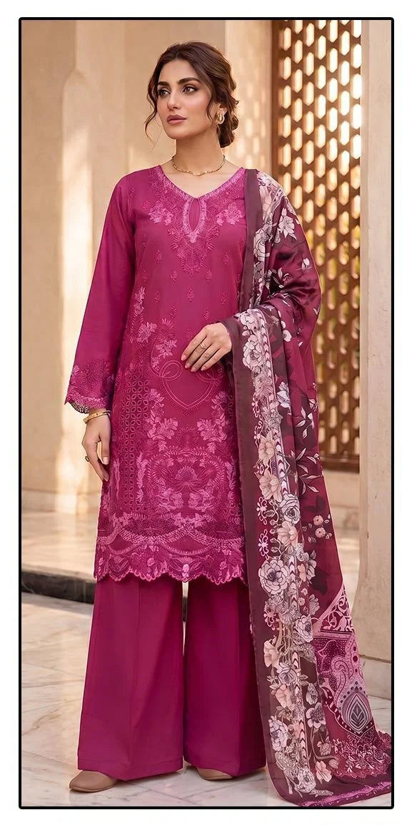 Hoor Tex 891 Cotton Embroidered Salwar Kameez