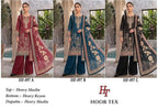 Hoor Tex 897 A To C Muslin Print Embroidered Salwar Kameez Collection