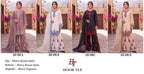 Hoor Tex 898 A To D Rayon Satin Embroidered Salwar Kameez Collection