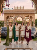 Hoor Tex 819 A To D Crunchy Silk Embroidered Salwar Kameez