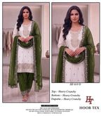 Hoor Tex 819 A To D Crunchy Silk Embroidered Salwar Kameez