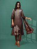 Hr R 1480 Roman Silk Printed Kurti And Pant Dupatta