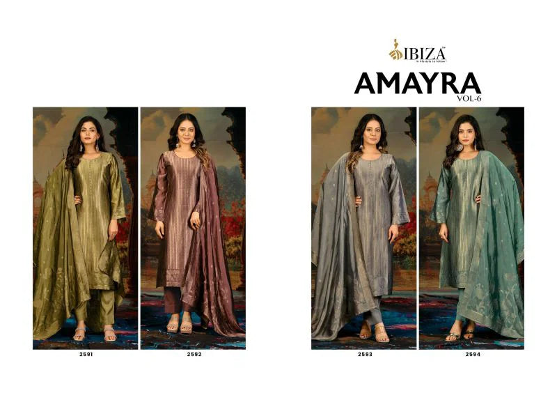 Ibiza Amayra Vol 6 Banglory Silk With Handwork Salwar Kameez