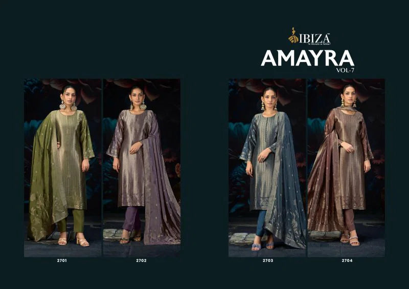 Ibiza Amayra Vol 7 Banglory Silk With Handwork Salwar Kameez