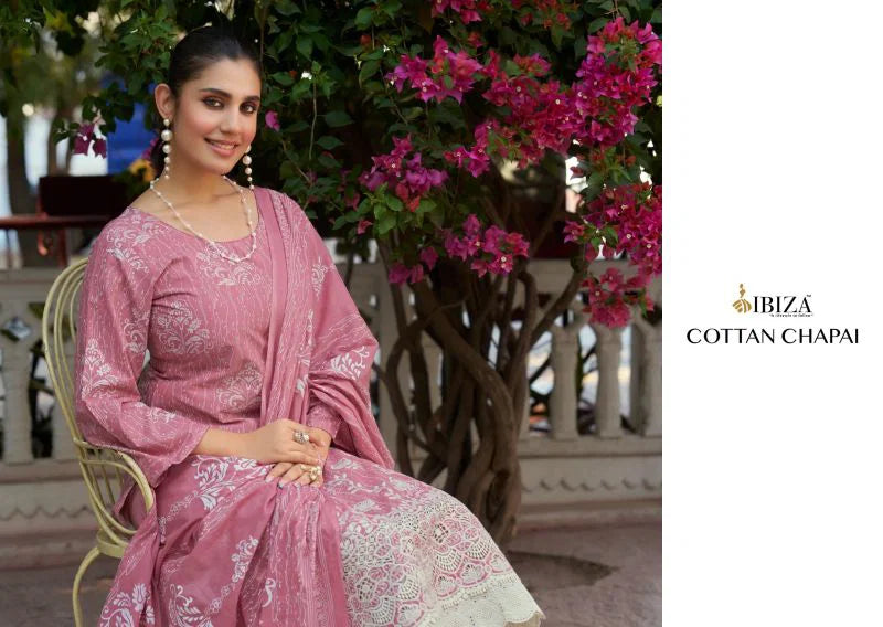 Ibiza Cotton Chapani Cambric Cotton With Digital Printed Salwar Kameez