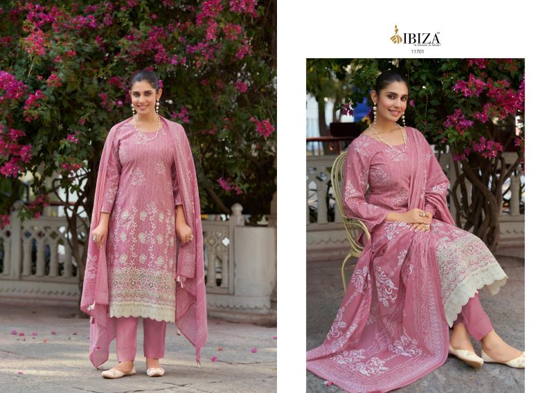 Ibiza Cotton Chapani Cambric Cotton With Digital Printed Salwar Kameez