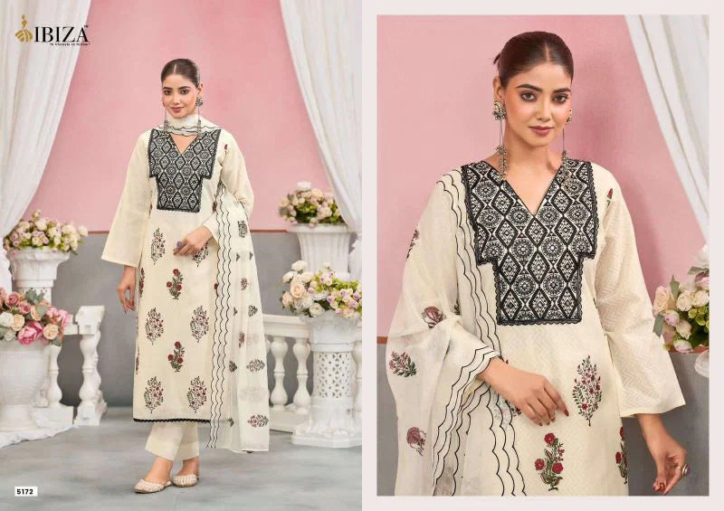 Ibiza Enroot Cotton Embroidered Salwar Kameez