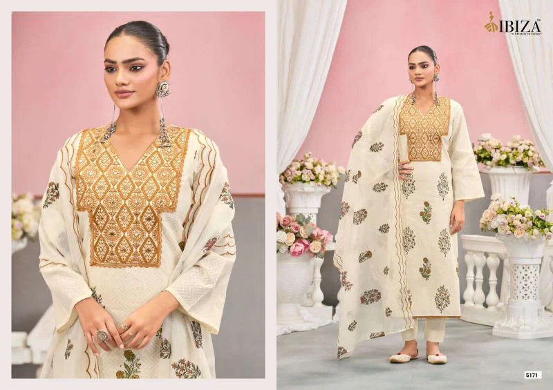 Ibiza Enroot Cotton Embroidered Salwar Kameez