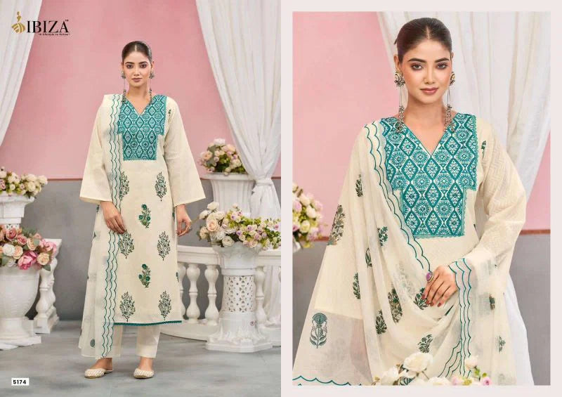 Ibiza Enroot Cotton Embroidered Salwar Kameez